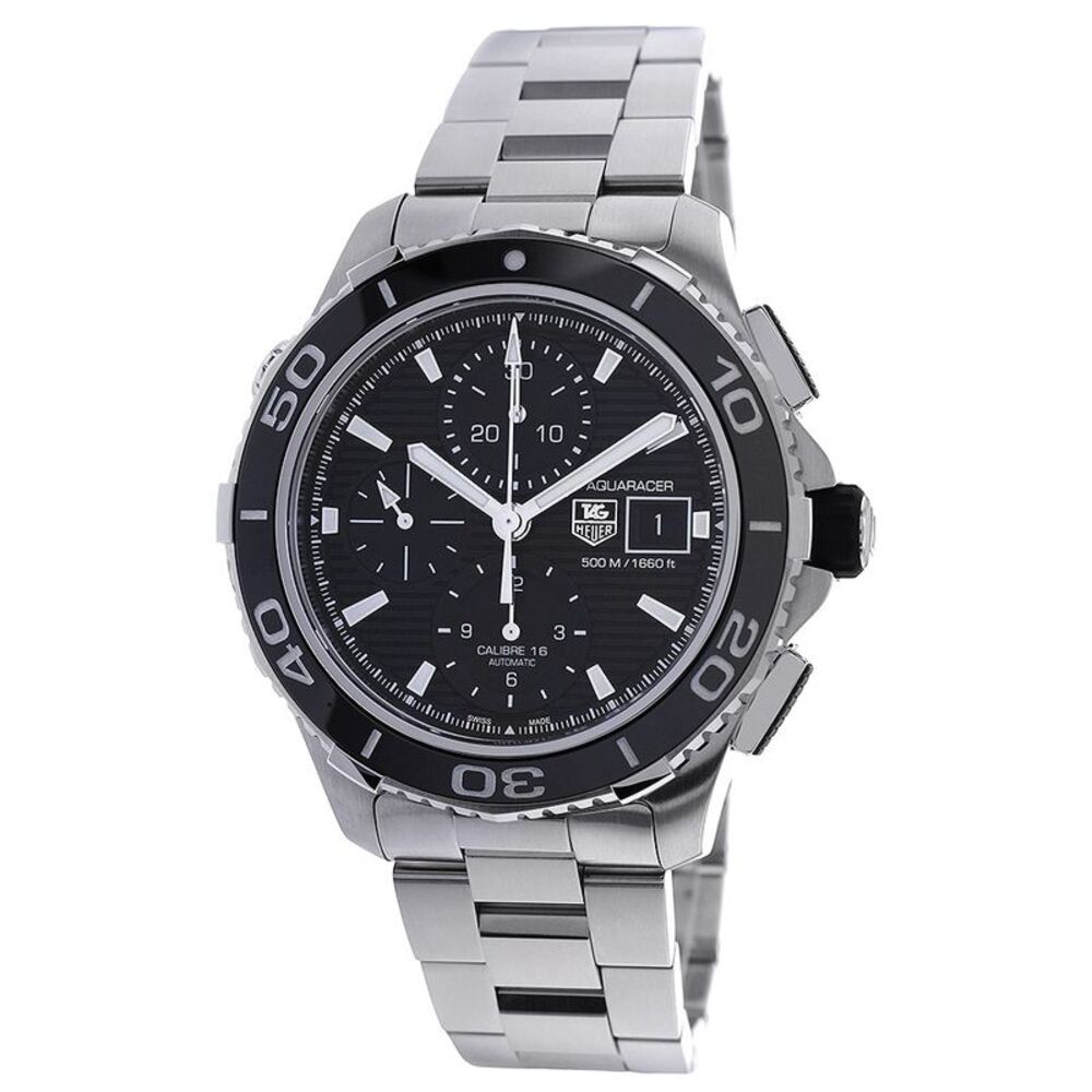Tag Heuer Men's Aquaracer Black Dial Watch - CAK2110.BA0833